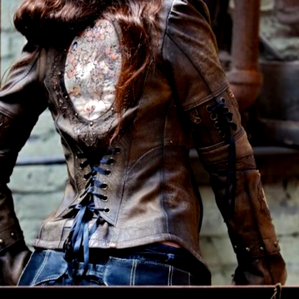 Rare! Early Design: SkinGraft Leather Jacket